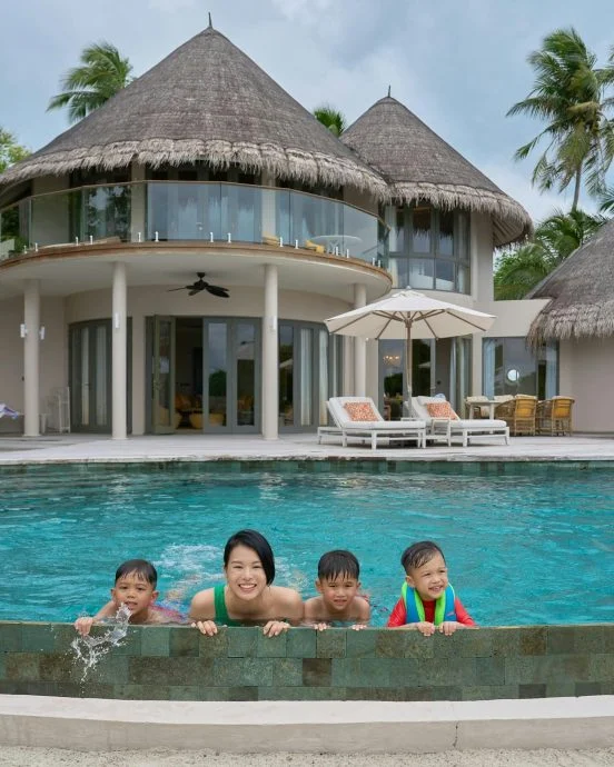 Myolie Wu's Family Enjoys Exclusive Stay at The Nautilus Maldives